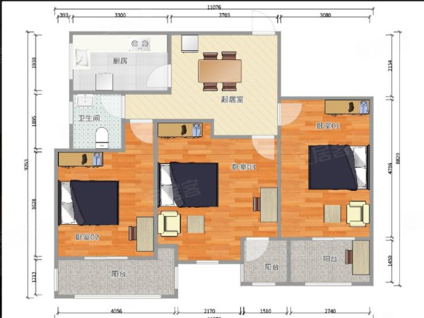 远大购物中心旁精装单间 无中介 可月付 美年广场 软件园