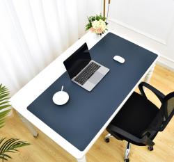 厂家现货皮革鼠标垫超大办公桌垫PU电脑课书桌写字垫可来图案印刷