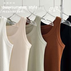 2023焦内同款女士凉感背心肌底衣舒适显瘦不易变形吊带大U领内搭